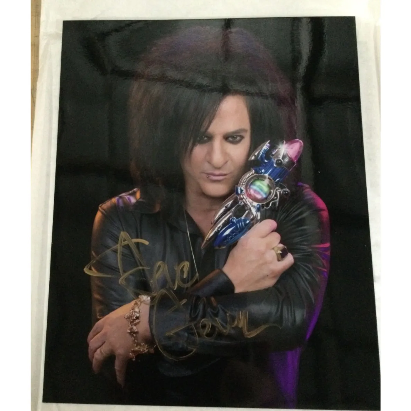 Steve Stevens - Autographed Raygun 8x10 Photo