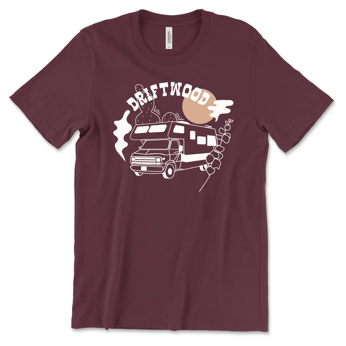 Driftwood - Unisex Maroon RV Sun Tee