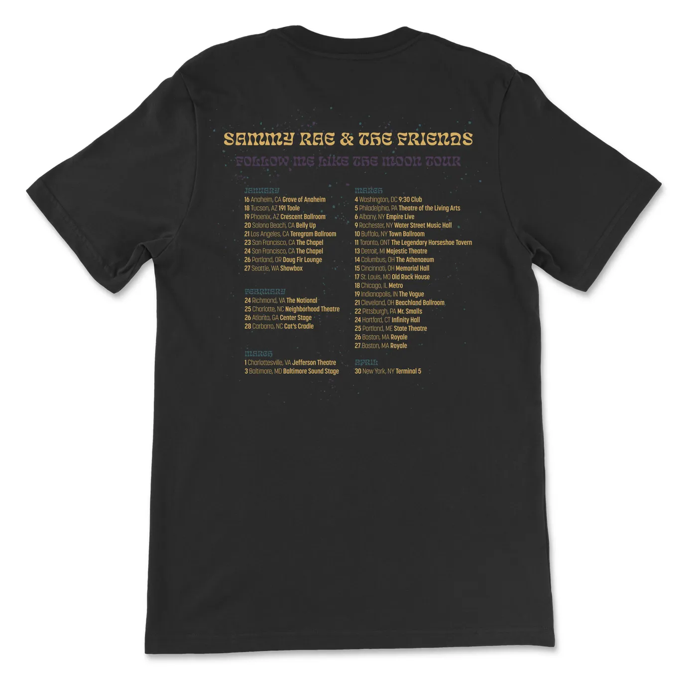 Sammy Rae - Follow Me Like The Moon Tour Tee