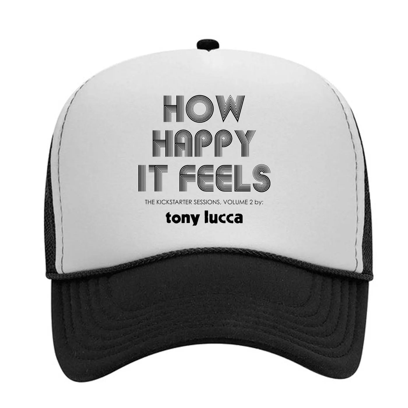 Earth Angel Tony Lucca - How Happy It Feels Retro Trucker Hat