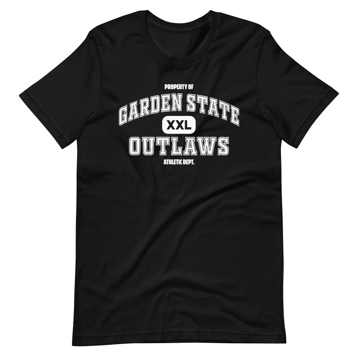 Garden State Outlaws - Athletic Dept Black Tee