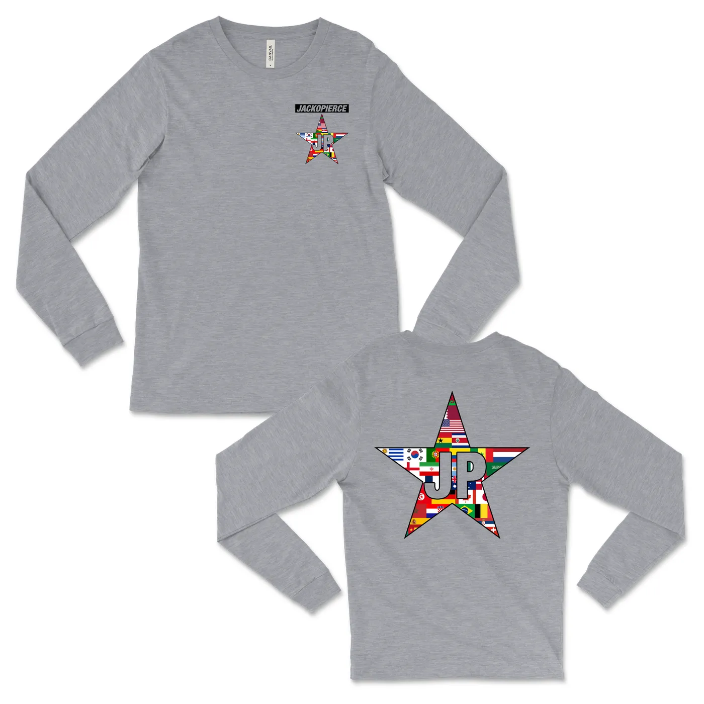 Jackopierce - World Cup Long Sleeve Tee (Heather Grey)