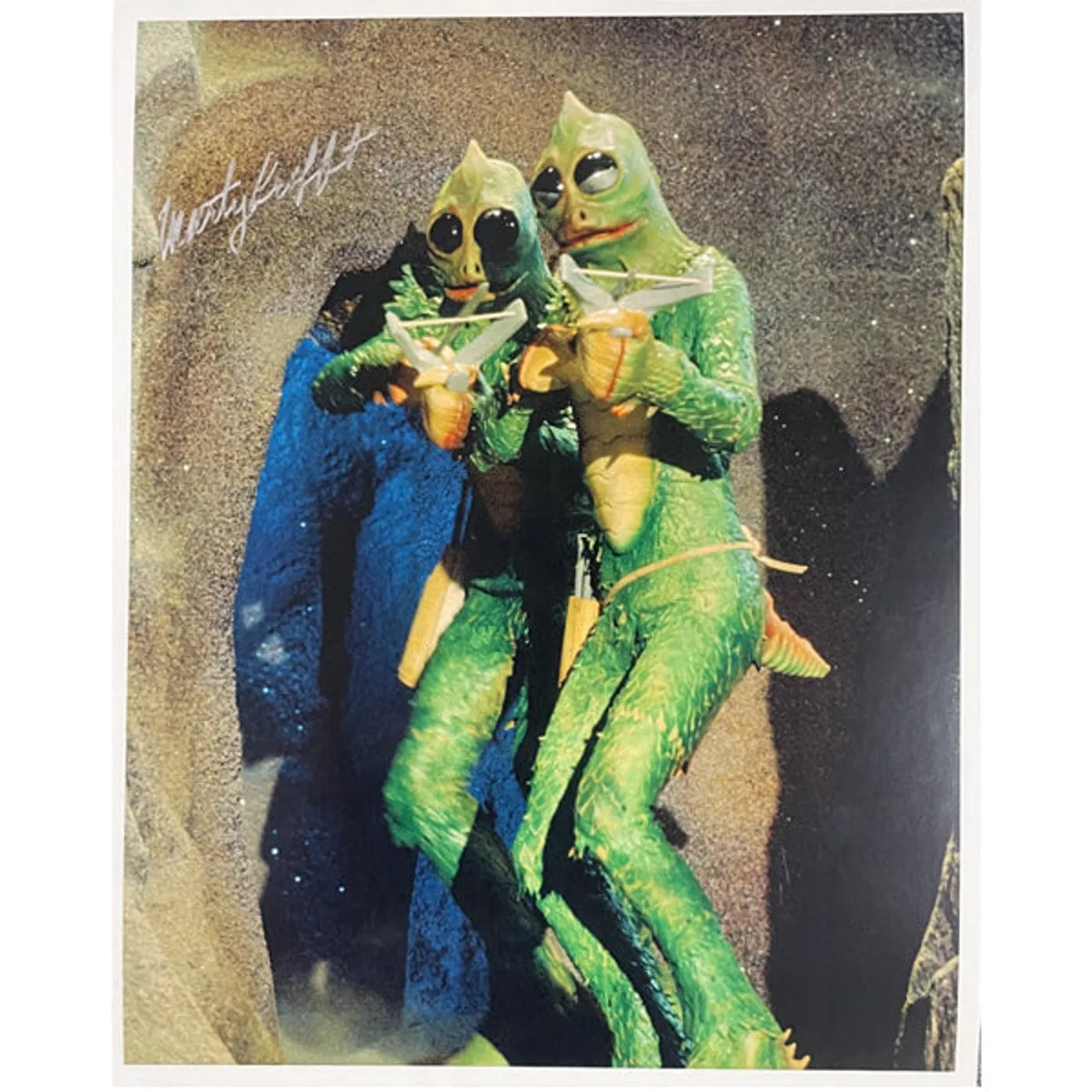Sid & Marty Krofft Marty Krofft - Hand-signed Land of the Lost Sleestak Color Photo
