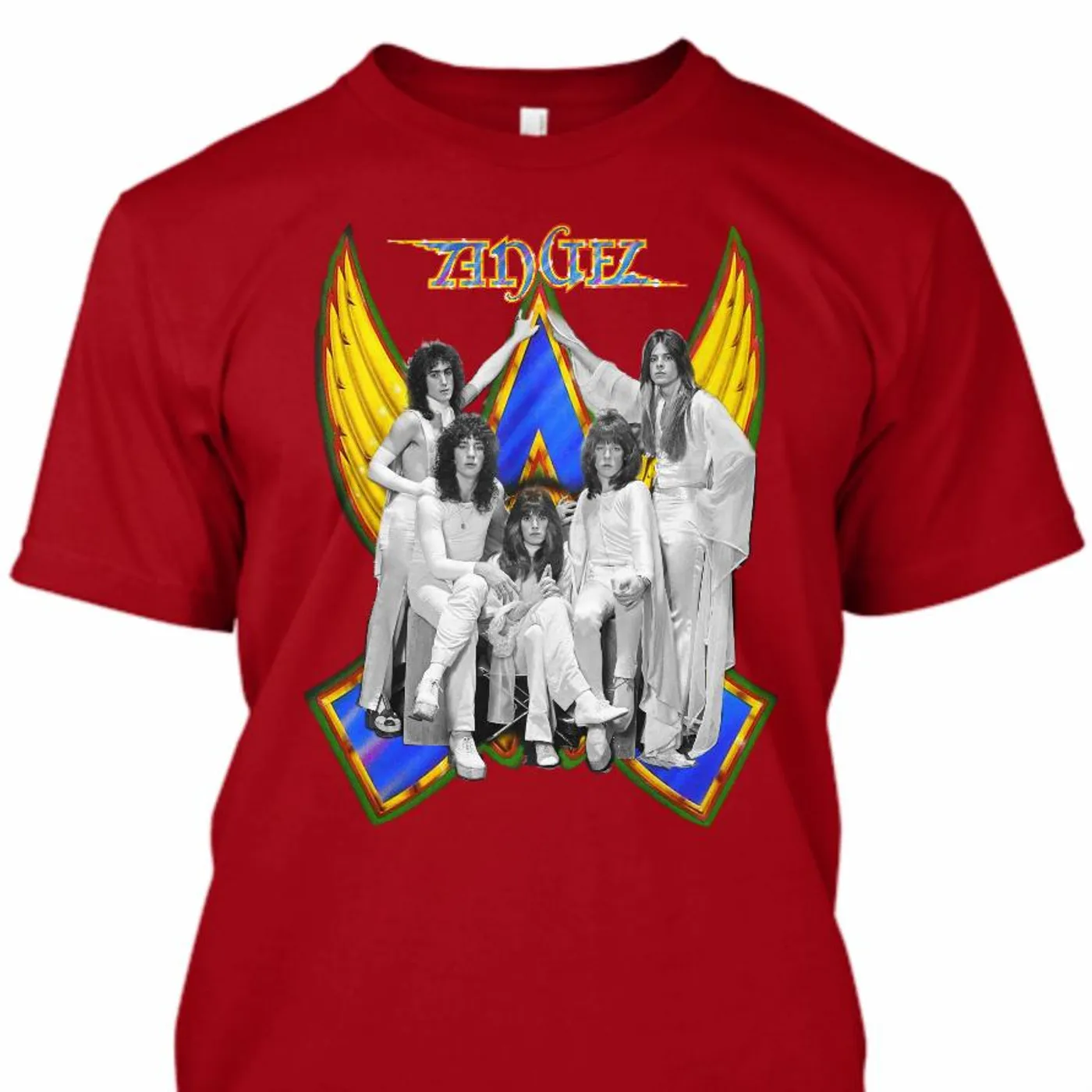 Punky Meadows - ANGEL Band Tee (Red)