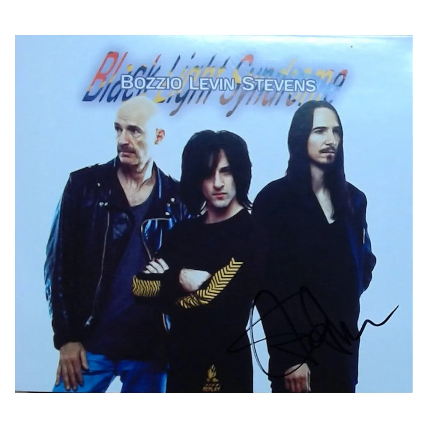 Steve Stevens Bozzio Levin Stevens - Black Light Syndrome Autographed CD