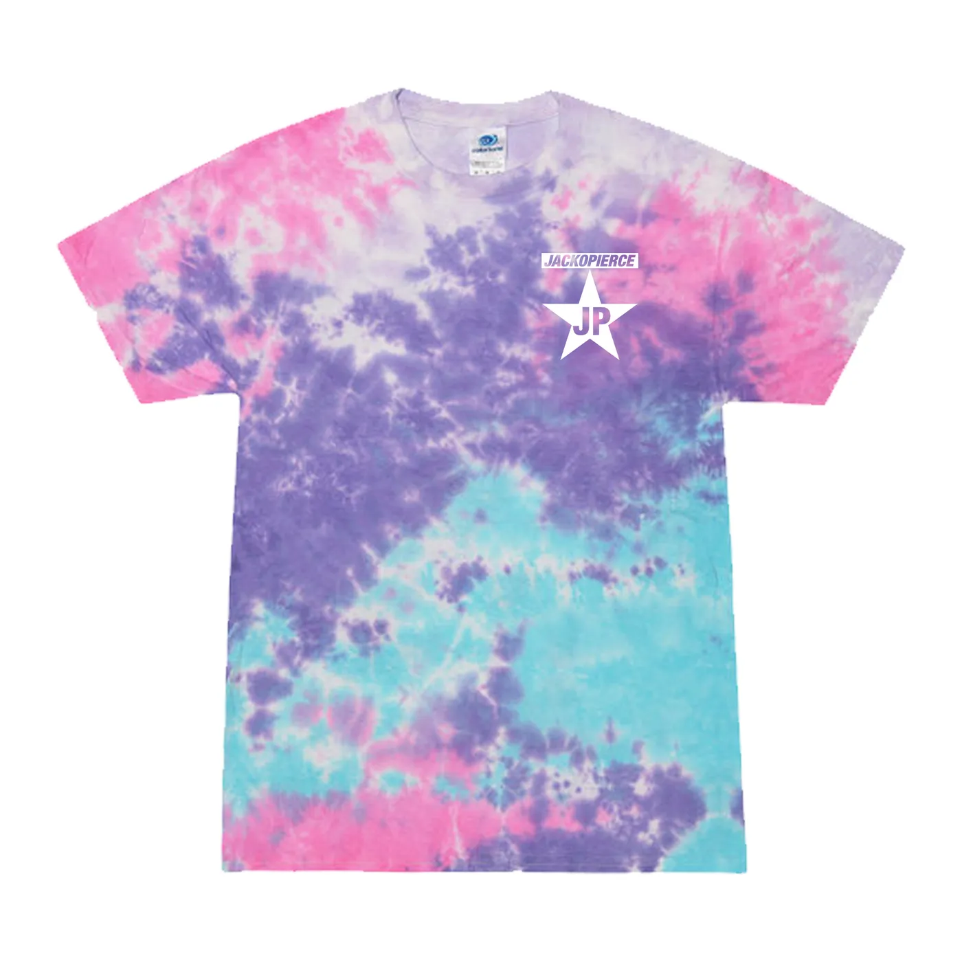 Jackopierce - Cotton Candy Tie-Dye Original Logo Tee