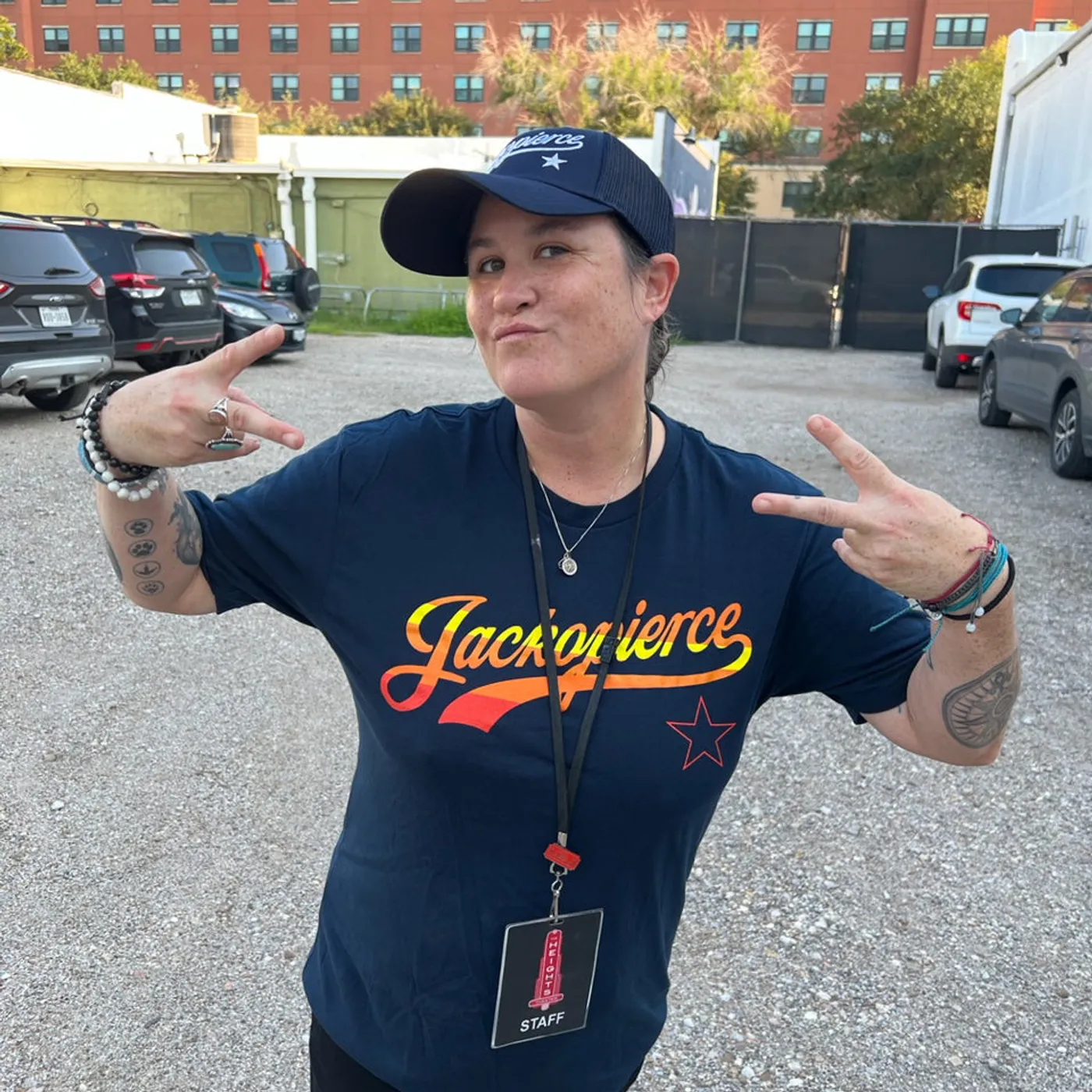 Jackopierce - Star Logo Trucker Hat (Navy)