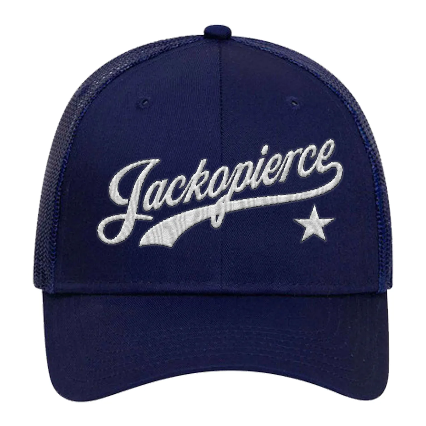 Jackopierce - Star Logo Trucker Hat (Navy)