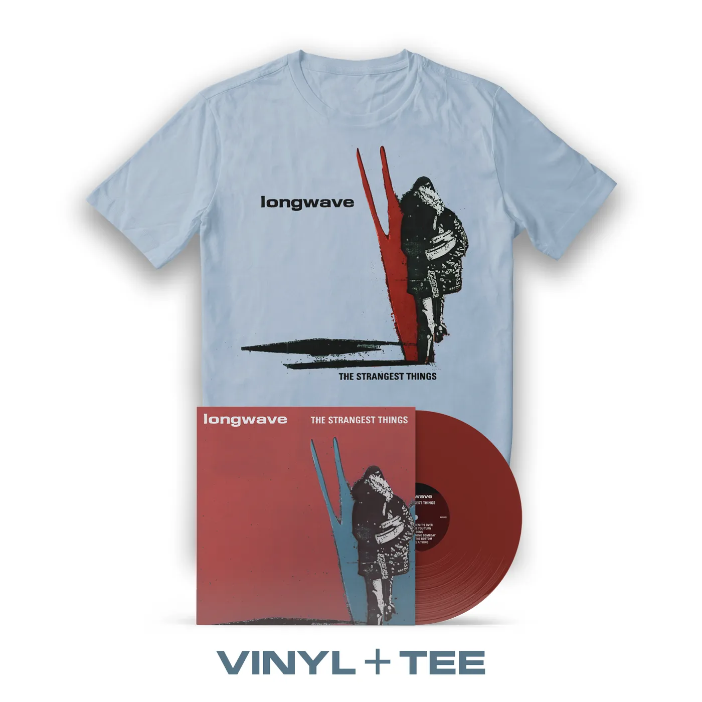 Longwave - The Strangest Things Vinyl + Tee Bundle