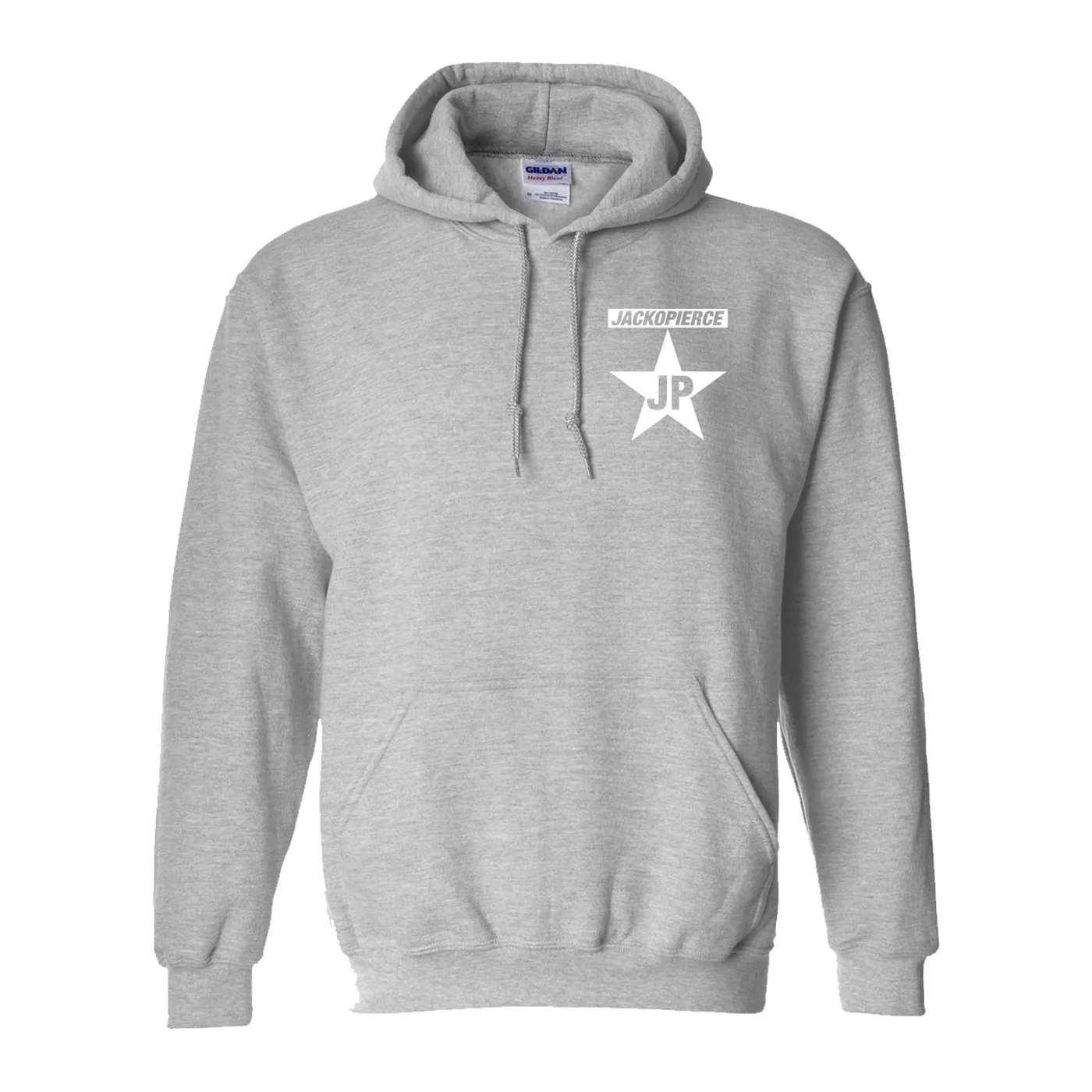 Jackopierce - Grey Star Logo Hoodie