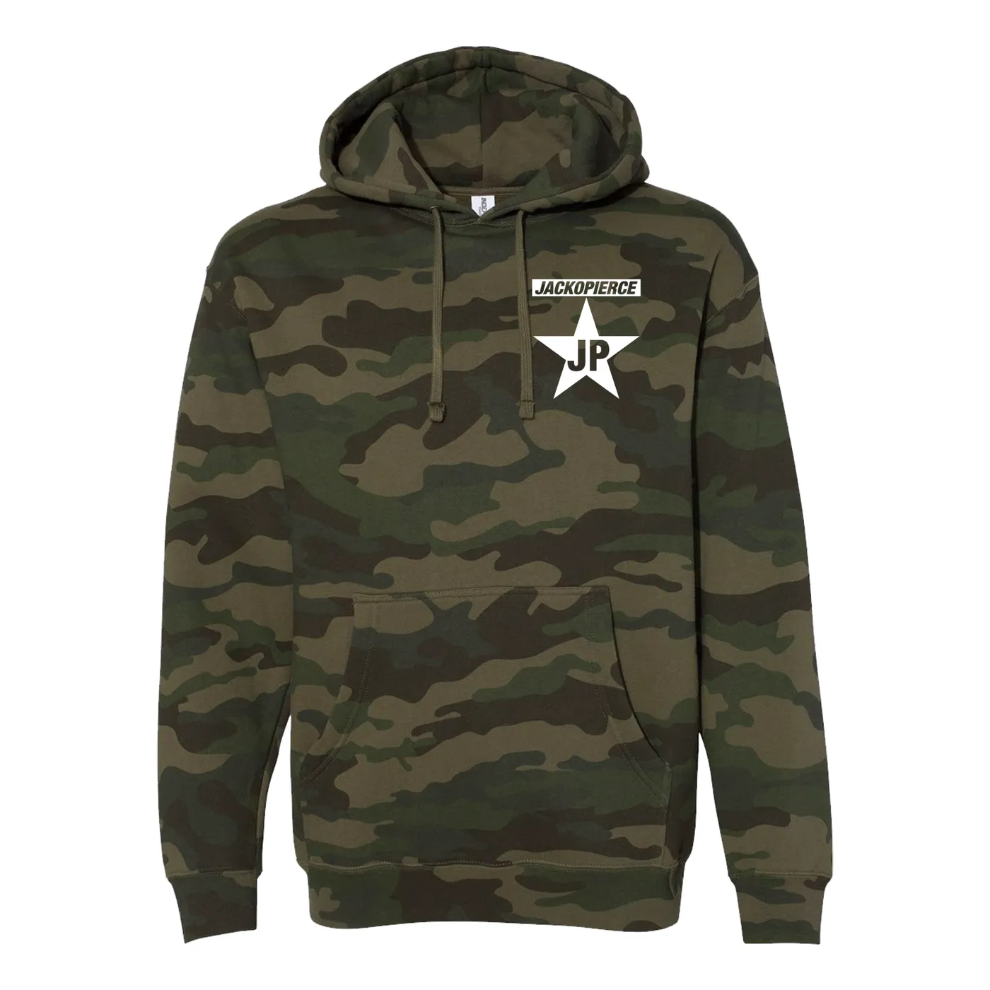 Jackopierce - Premium Forest Camo Star Logo Hoodie