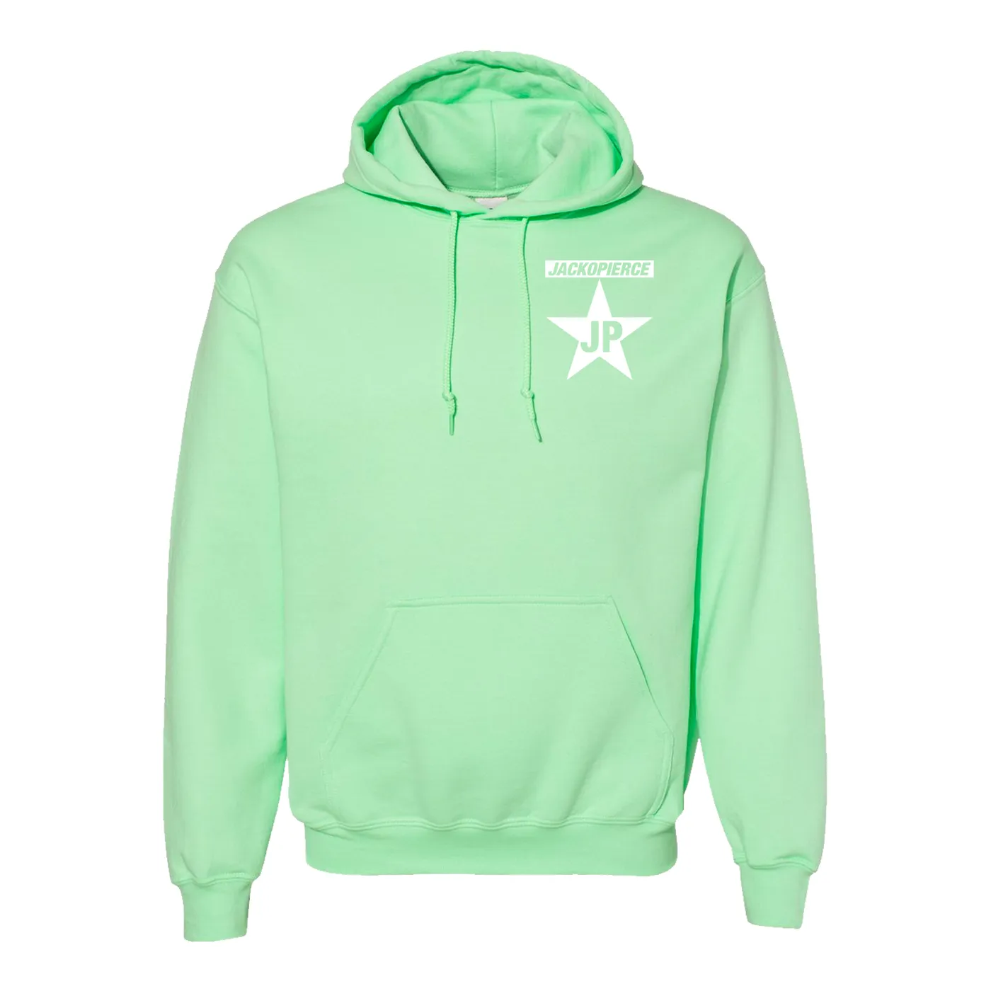 Jackopierce - Mint Green Star Logo Hoodie
