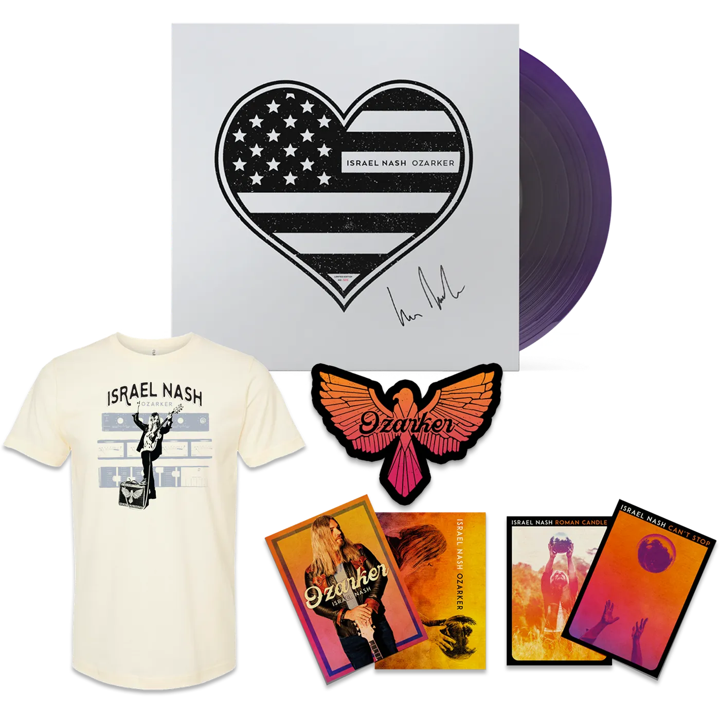 Israel Nash - Ozarker Limited Edition LP Bundle (Vinyl)