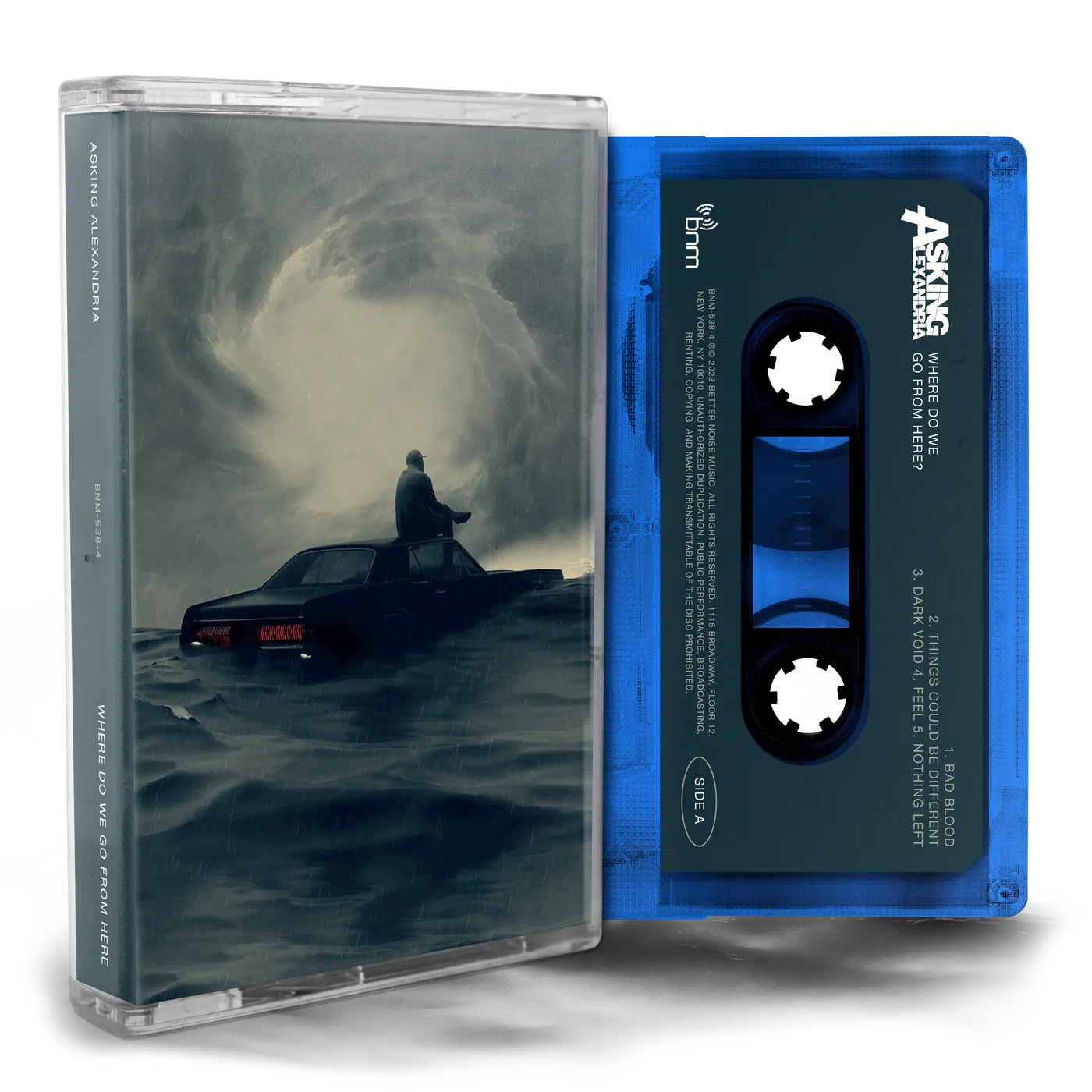 Asking Alexandria - Bnm Asking Alexandria - Where Do We Go From Here? Translucent Blue Cassette