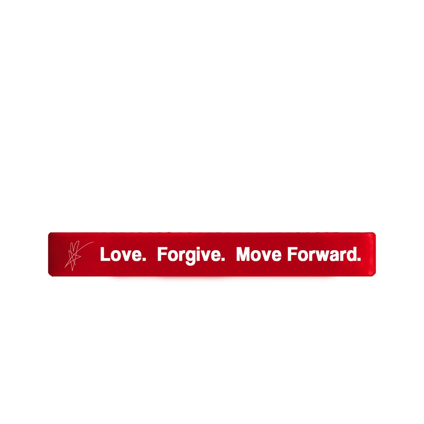 Gunner Black Co Justin Furstenfeld - Move Forward Red Wristband