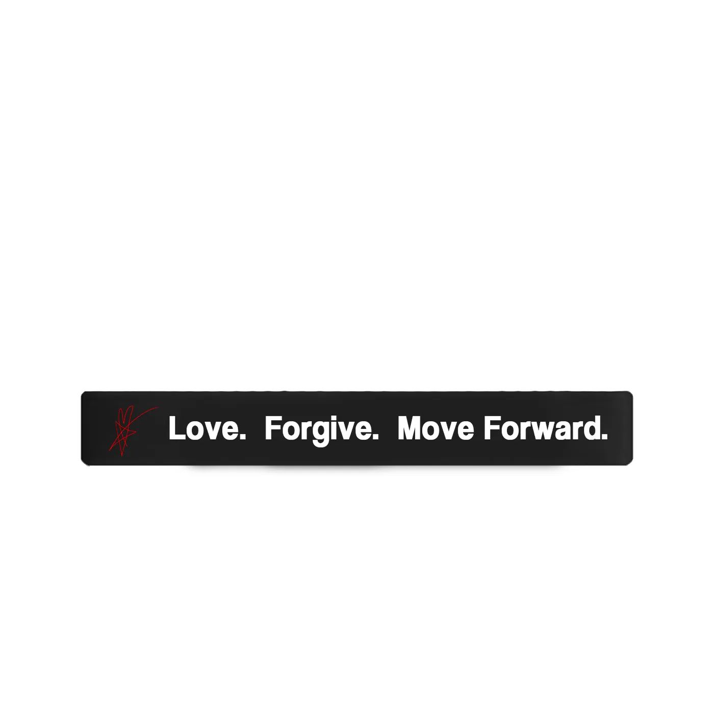 Gunner Black Co Justin Furstenfeld - Move Forward Black Wristband
