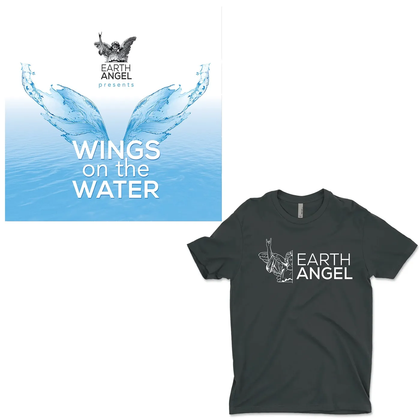 Earth Angel -  Tee + Wings on the Water Digital Download Bundle