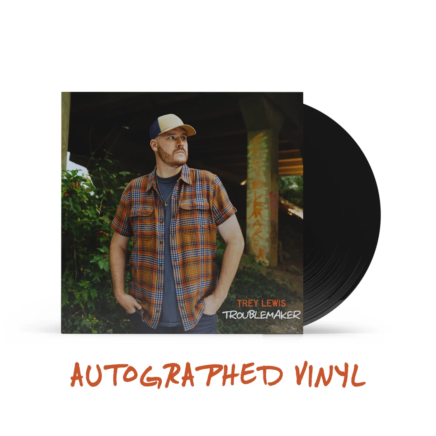 River House Artists  Trey Lewis - Autographed Troublemaker Vinyl (PRESALE 03/01/24)