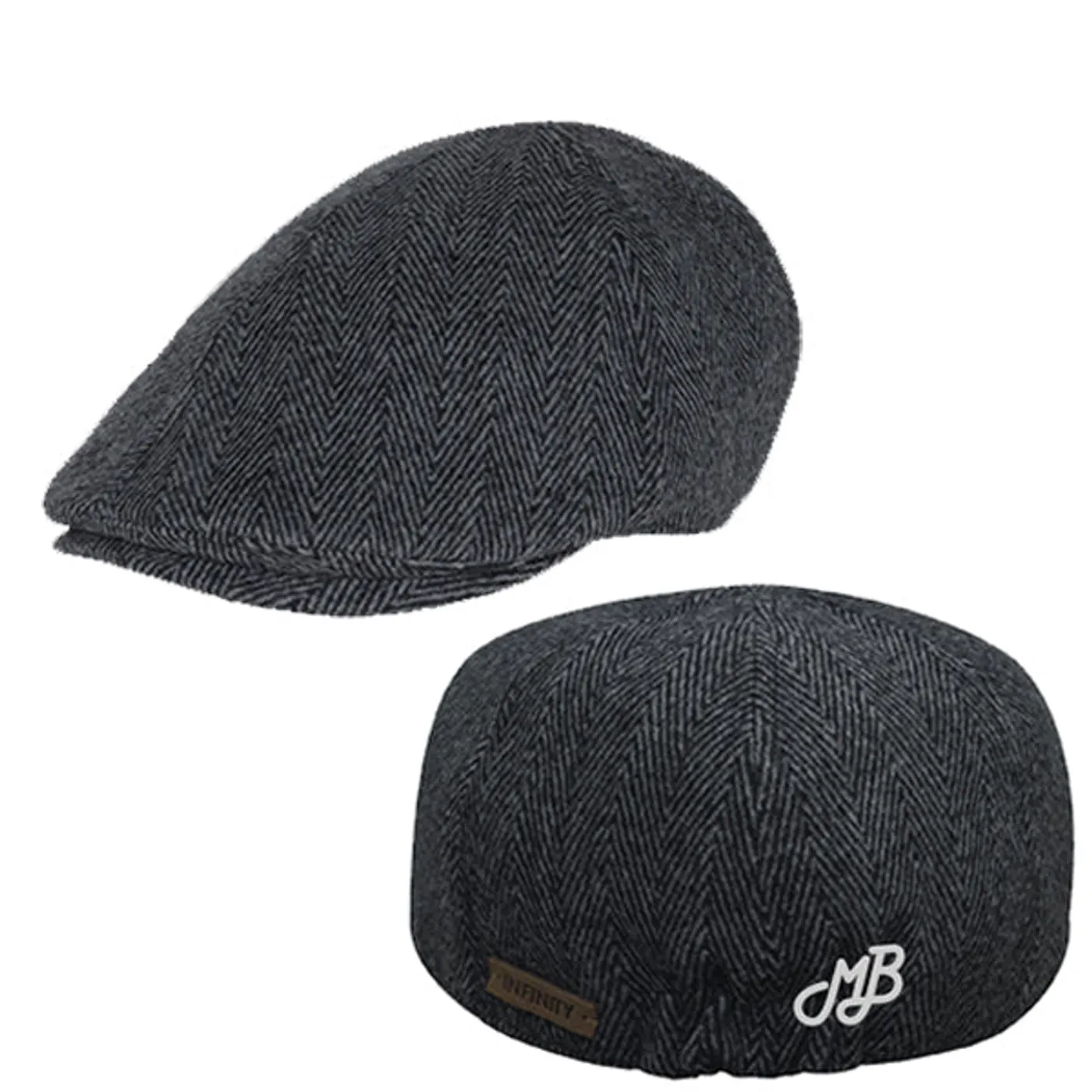 Marc Broussard - Herringbone Newsboy Cap