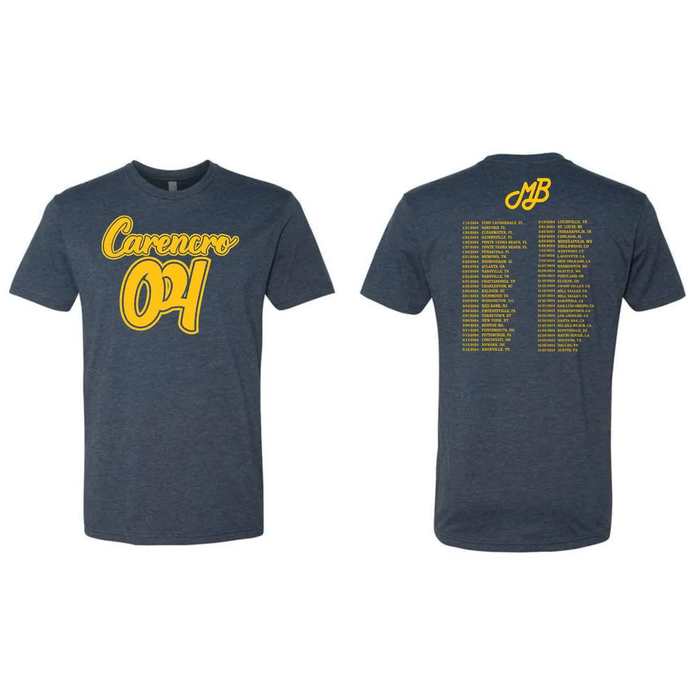 Marc Broussard - Carencro 2024 Tour Tee