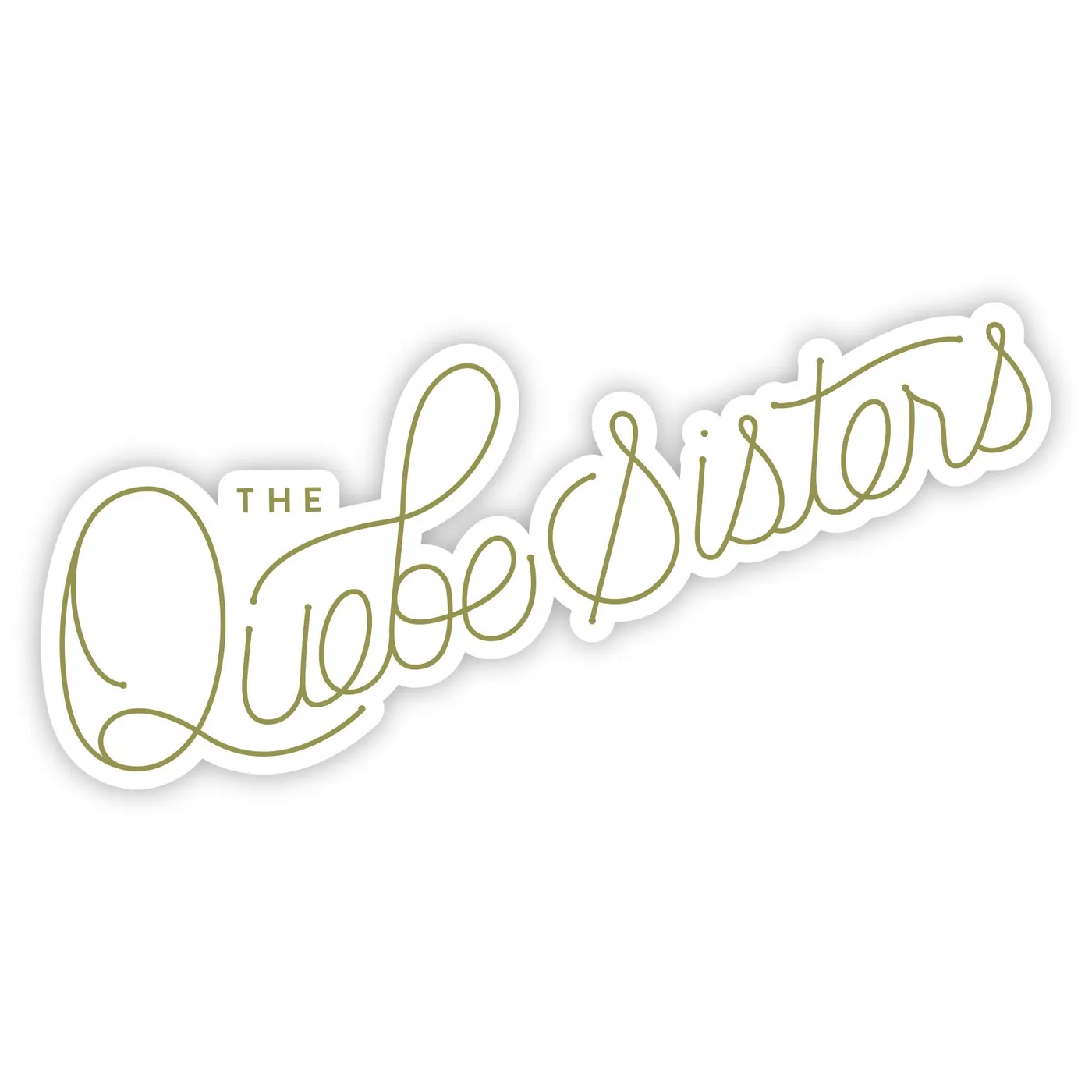 The Quebe Sisters - Script Sticker