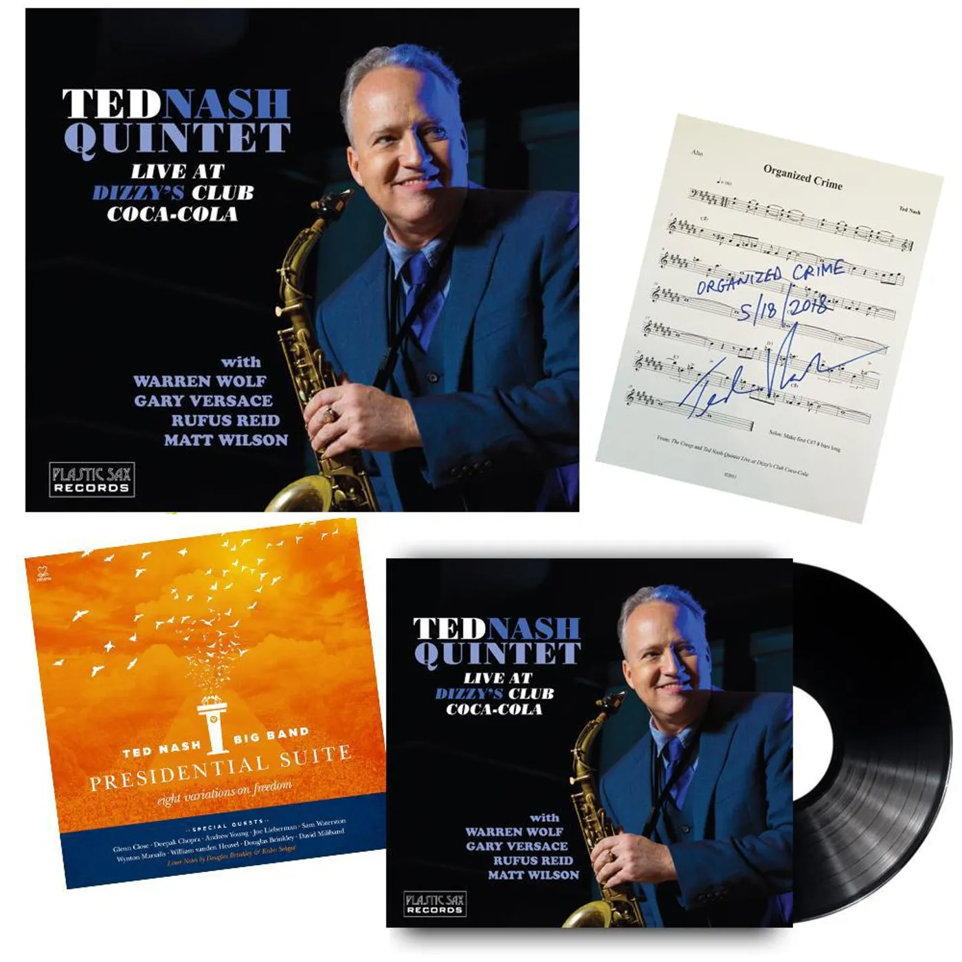Ted Nash - Gold Package Autographed Set