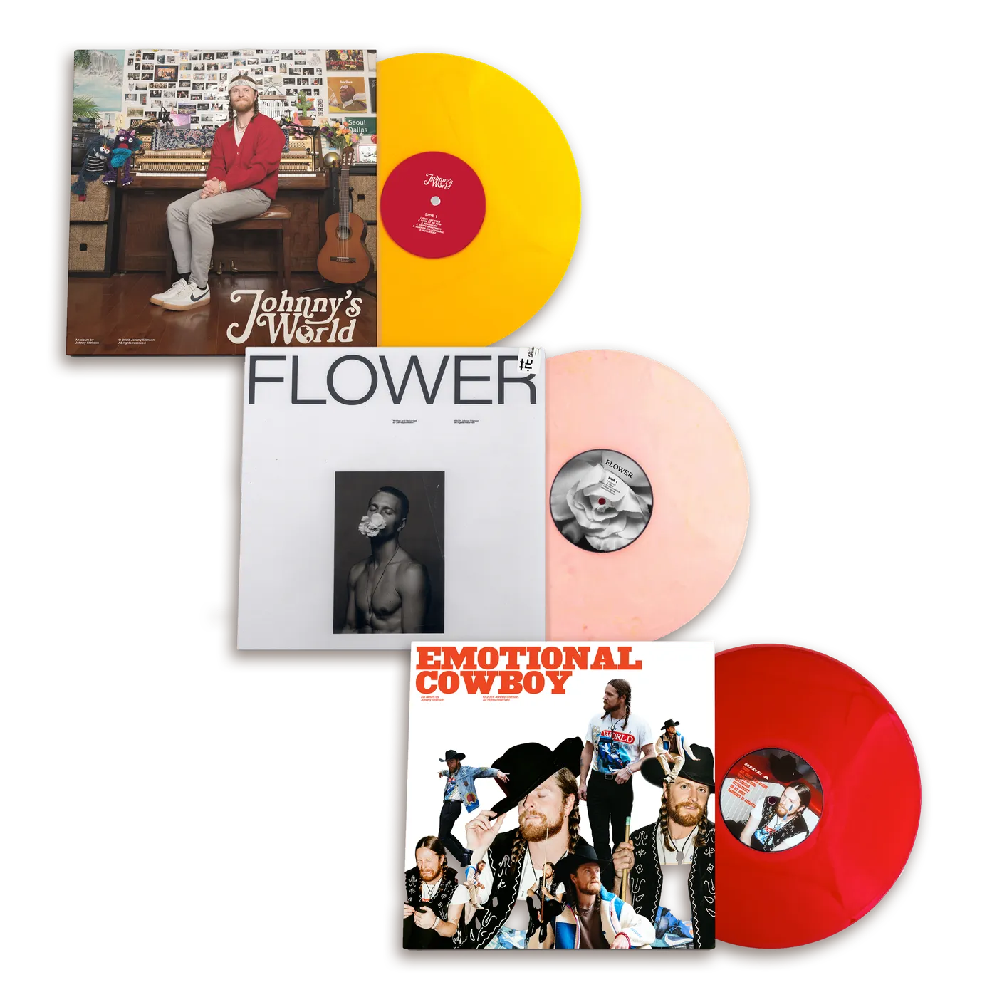 Johnny Stimson - 3 Album Vinyl Bundle