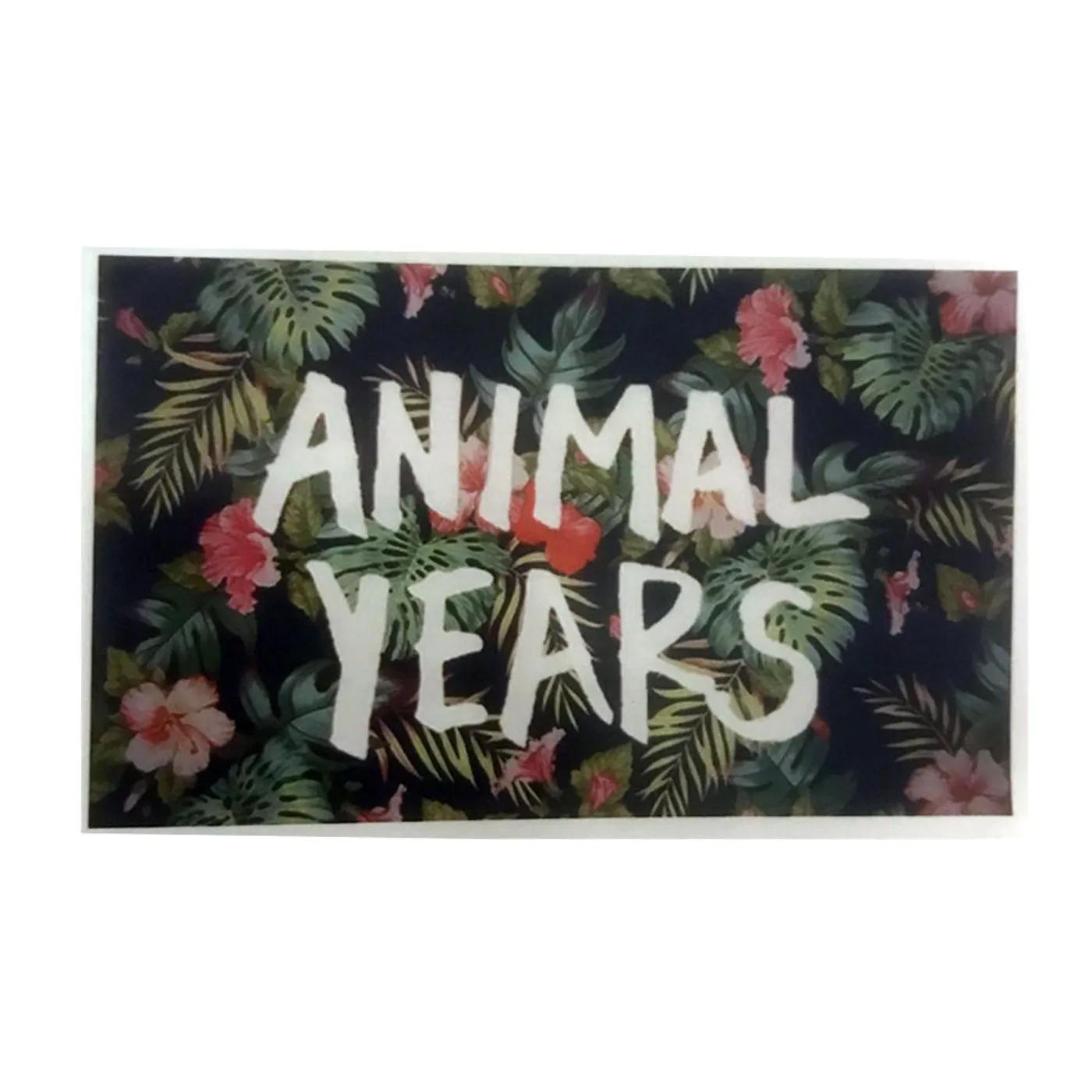 Animal Years - Floral Logo Sticker