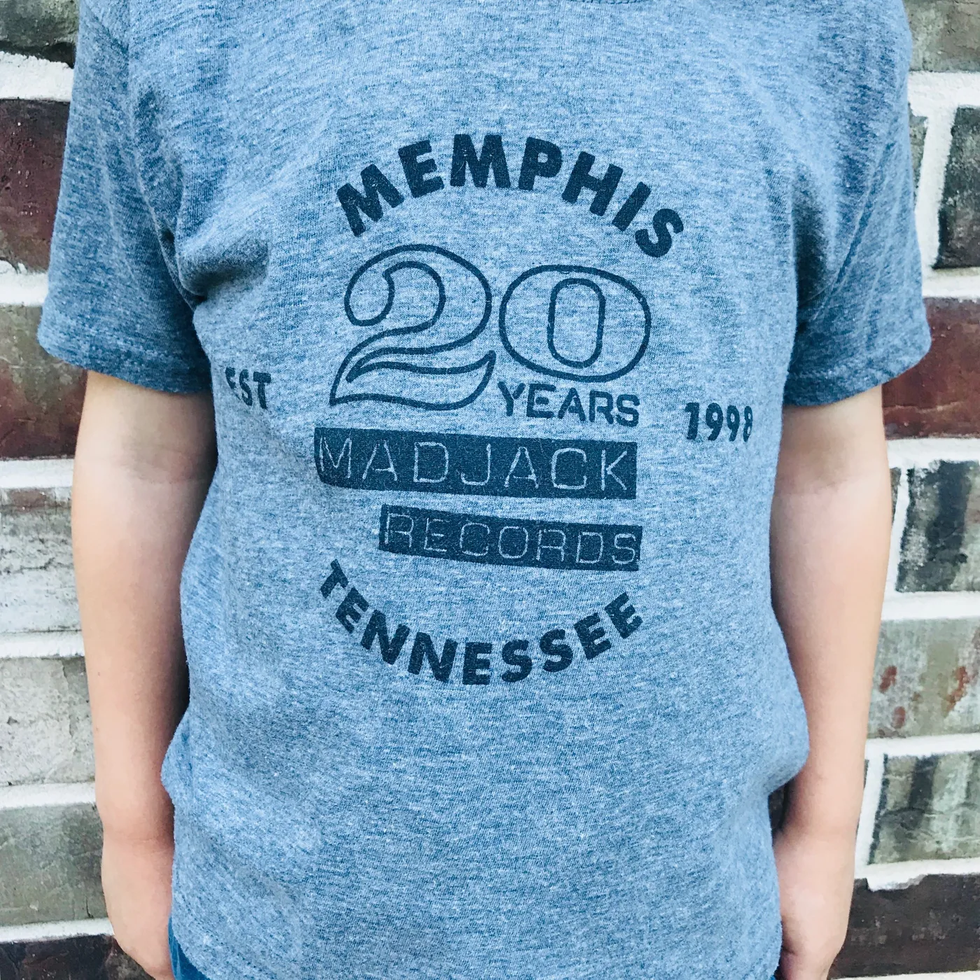 Mad Jack Records MADJACK Records - 20 Years Kids' Tee (Grey)