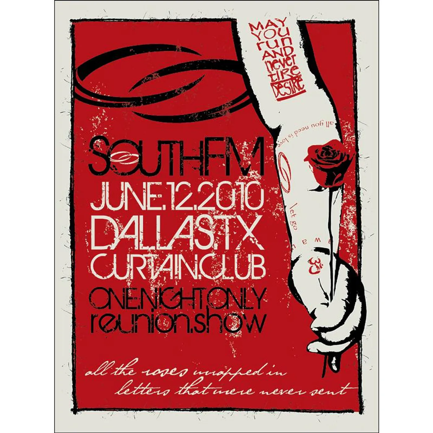 SouthFM - Limited Edition 06.12.10 Silk Screened Poster