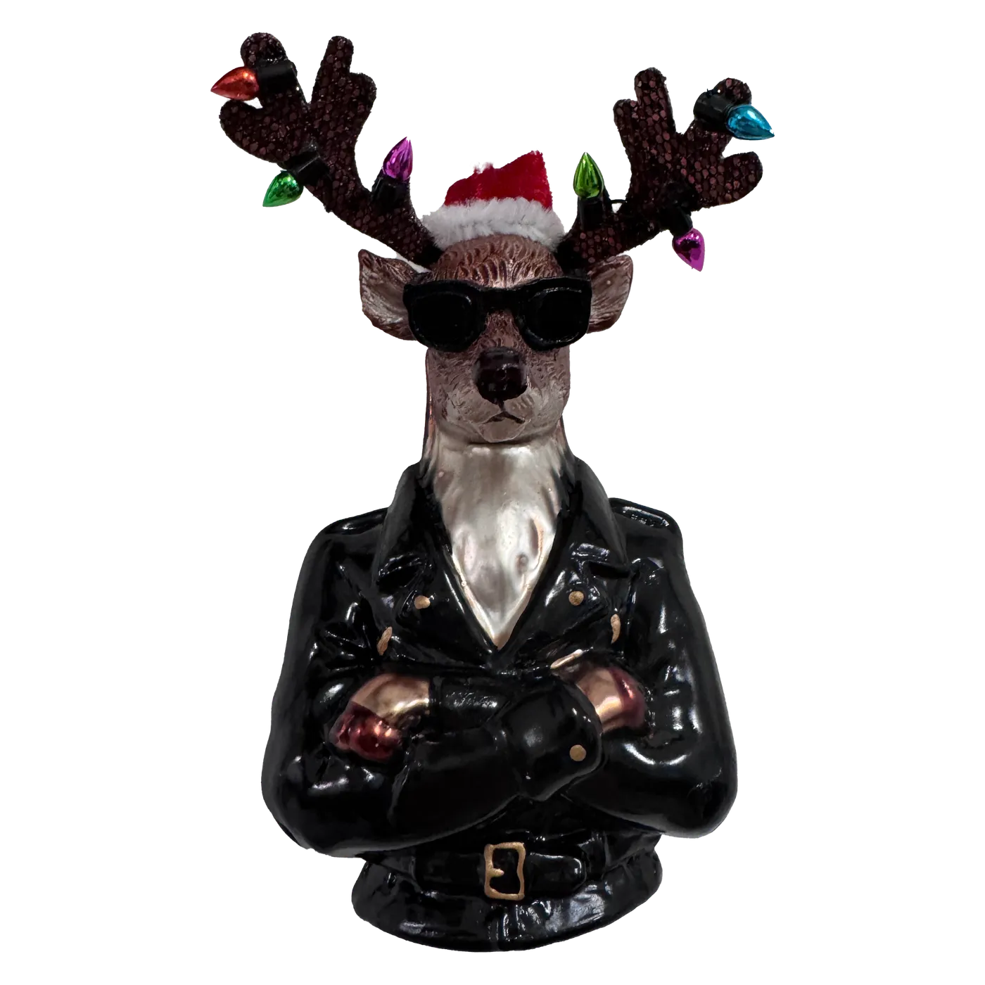 Ava Della Pietra - Reindeer Rebellion Glass Ornament
