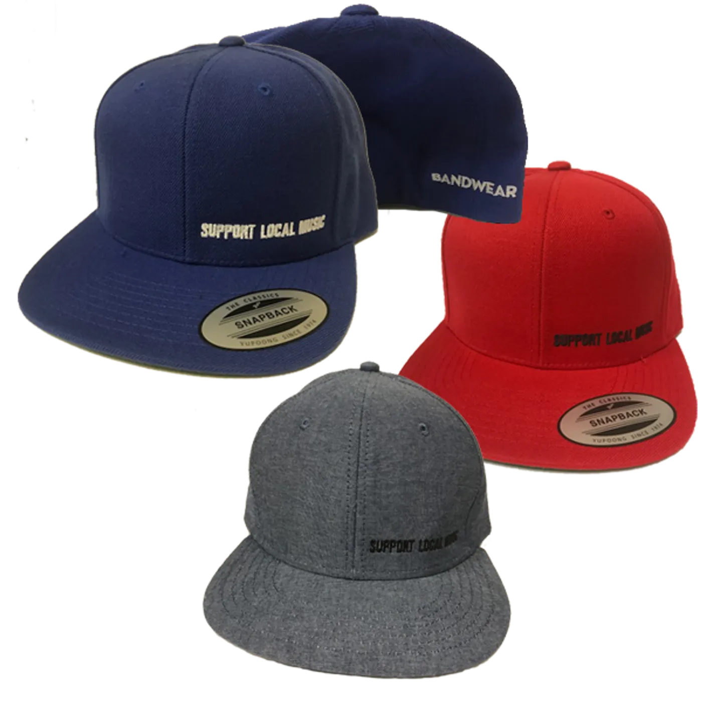 Support Local Music - Classic Snap-Back Hat