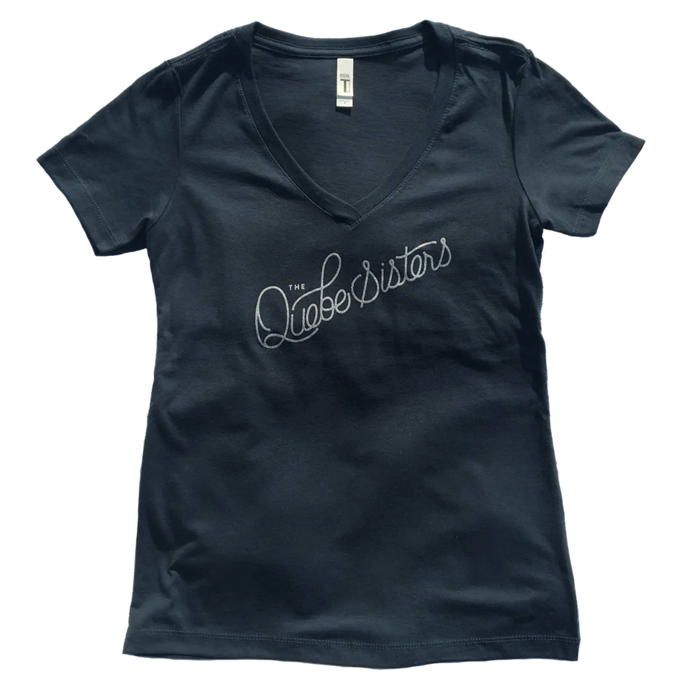 The Quebe Sisters - Indigo Ladies Logo Script Tee