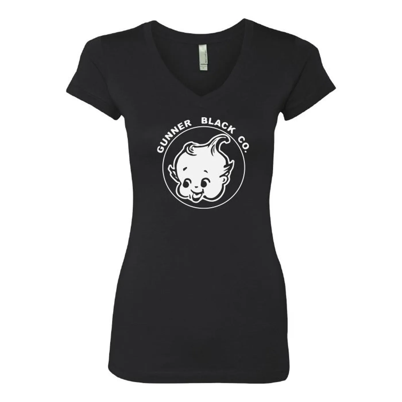 Justin Furstenfeld Gunner Black Co - Logo Ladies Tee