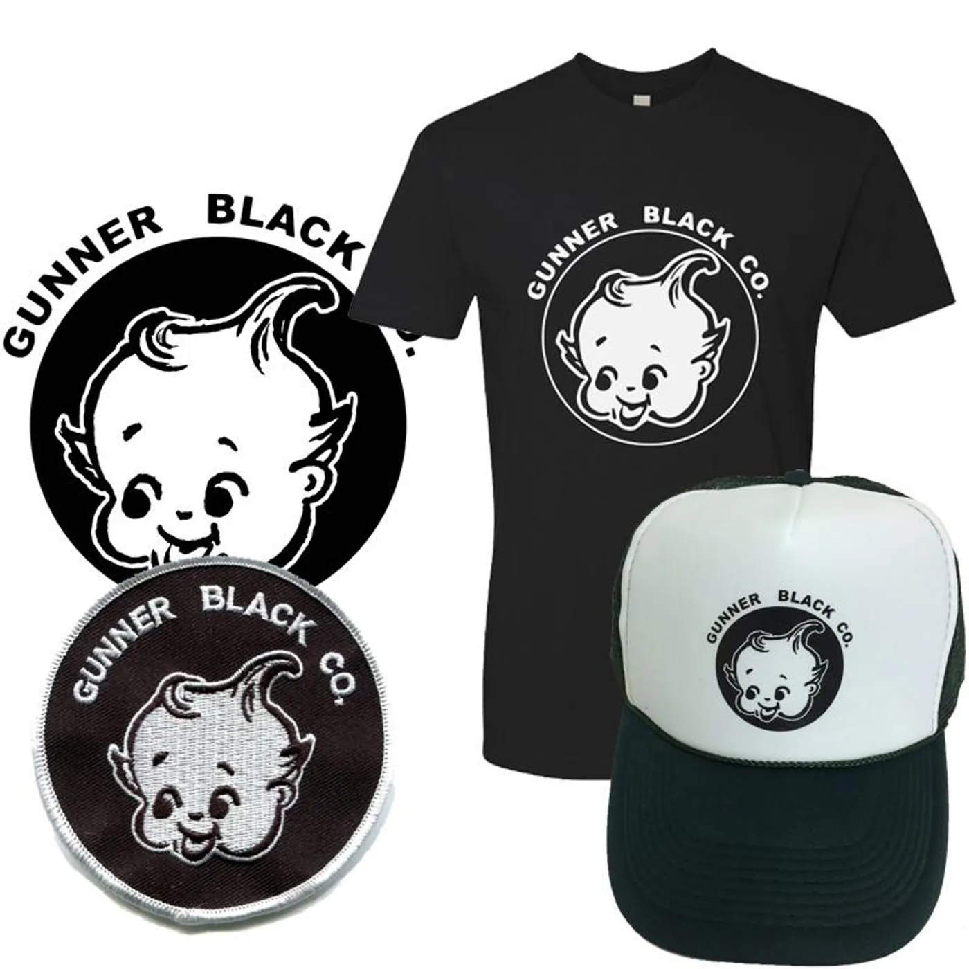 Justin Furstenfeld Gunner Black Co - Logo Apparel Bundle