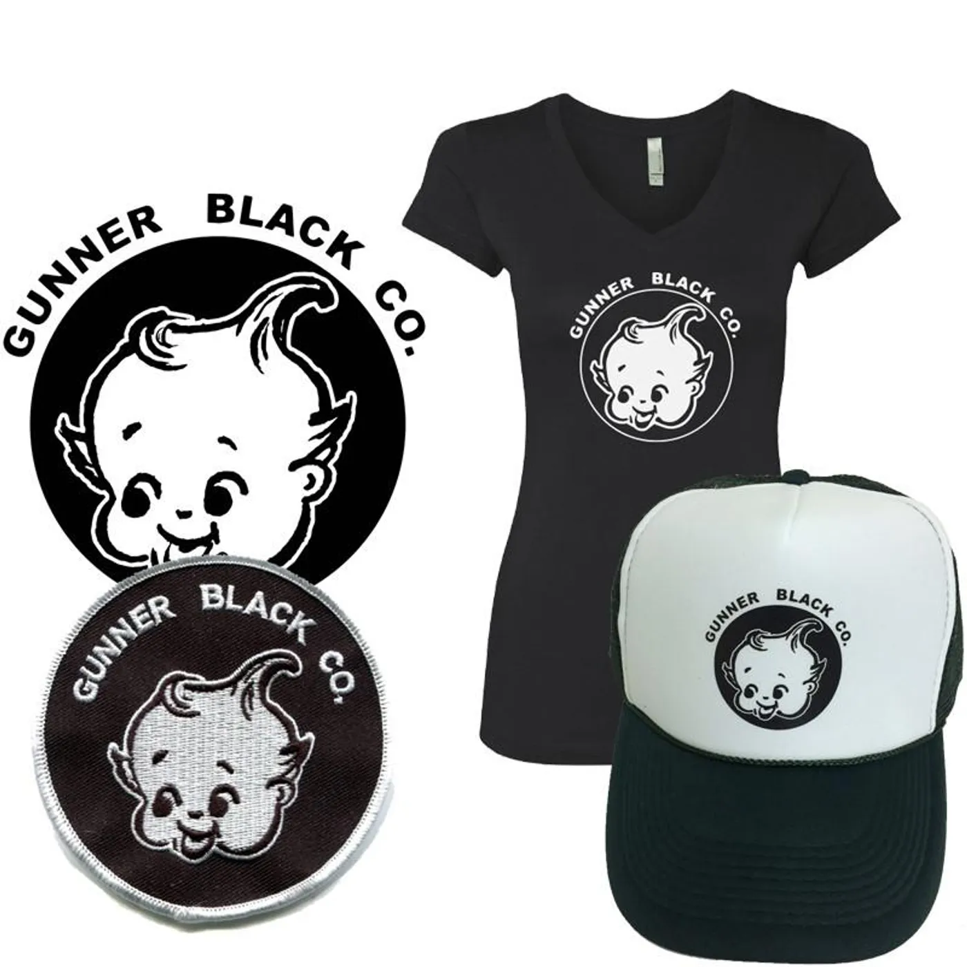 Justin Furstenfeld Gunner Black Co - Logo Apparel Ladies Bundle