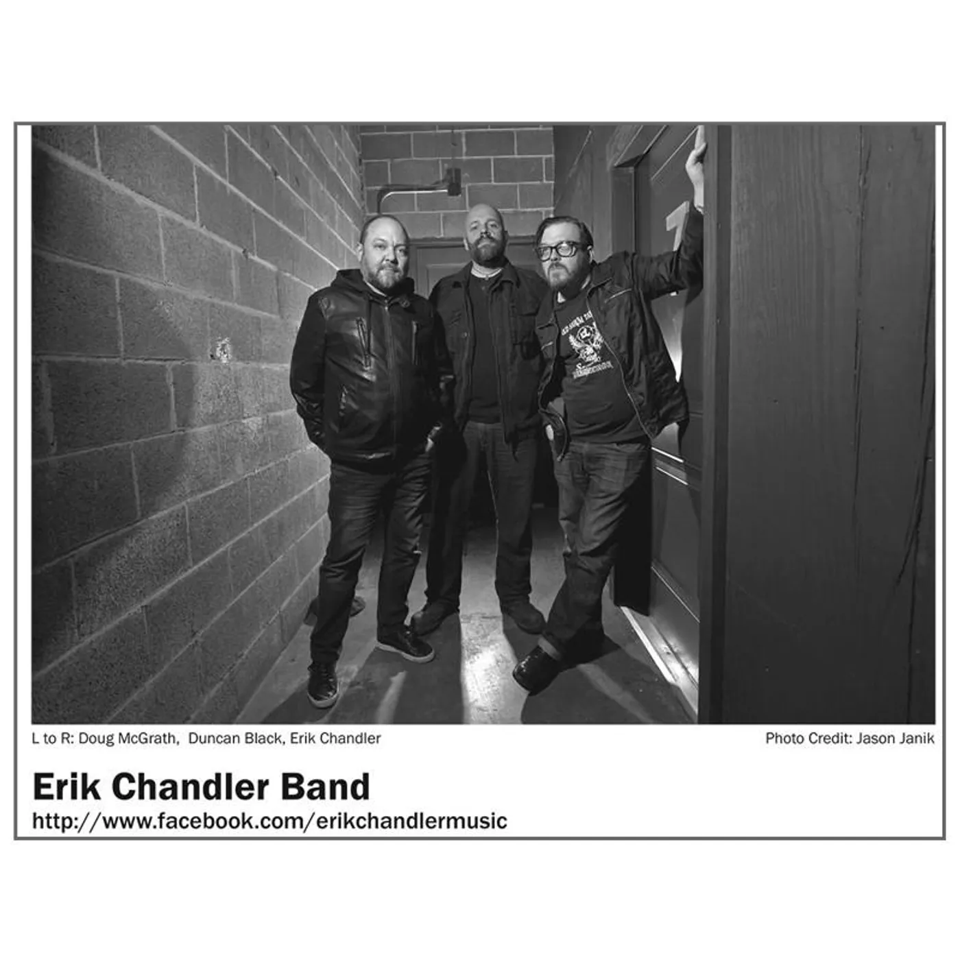 Erik Chandler Band - 8x10 Photo