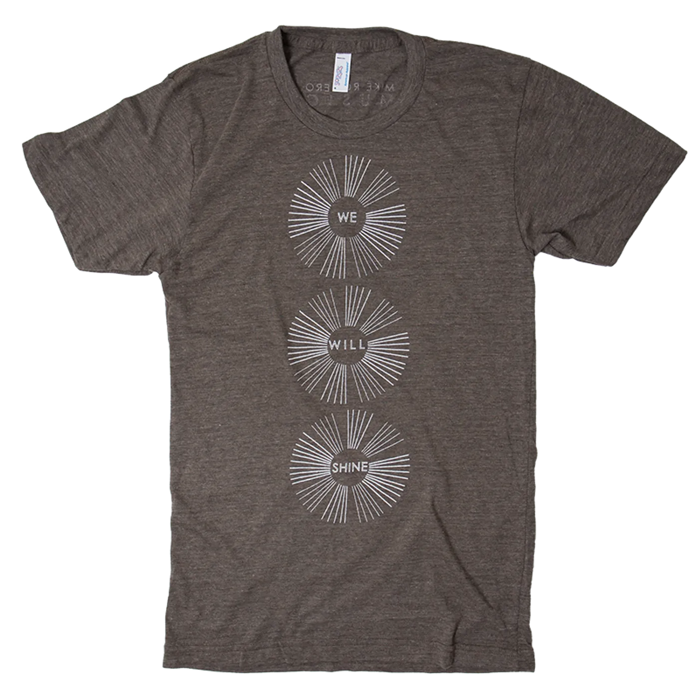 Mike Romero Music - We Will Shine Tee (Brown)