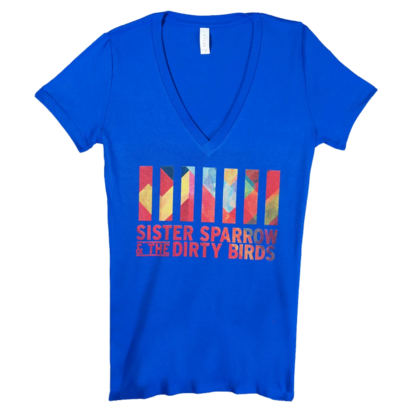 Sister Sparrow and the Dirty Birds - Logo Womens Tee (Blue)