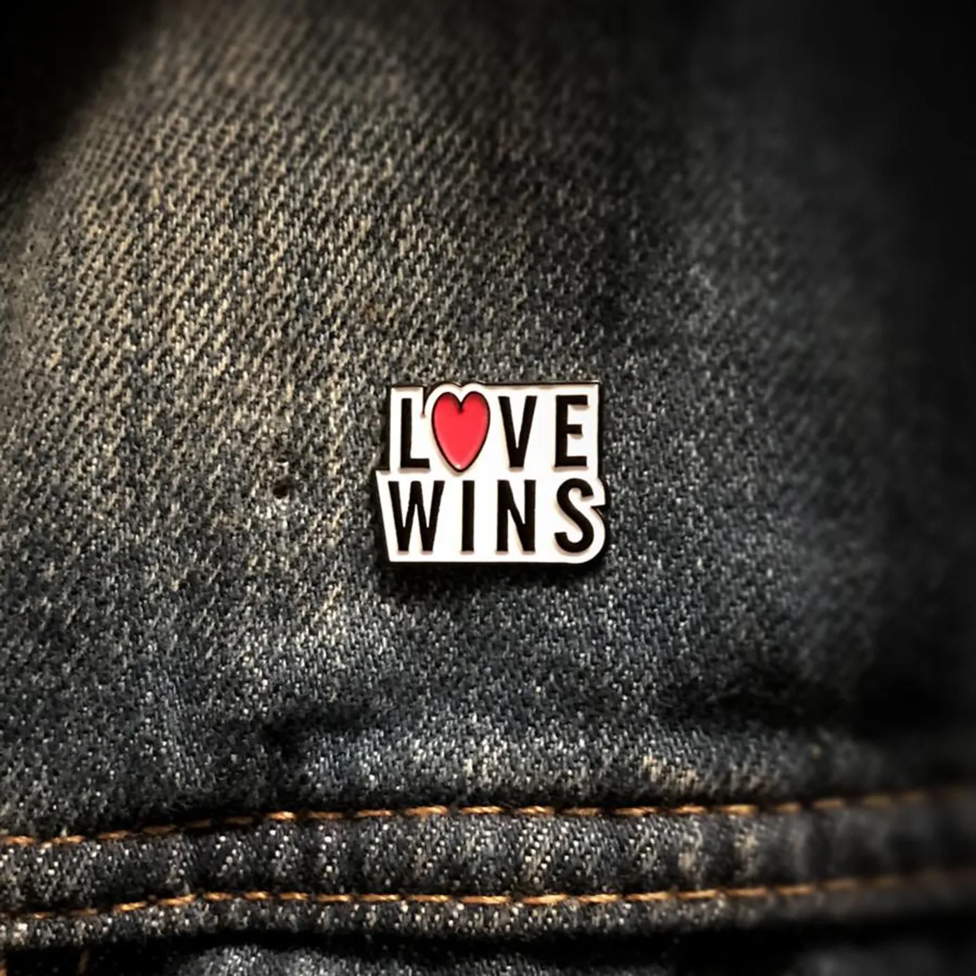 Matt Stansberry & The Romance - Love Wins Enamel Pin
