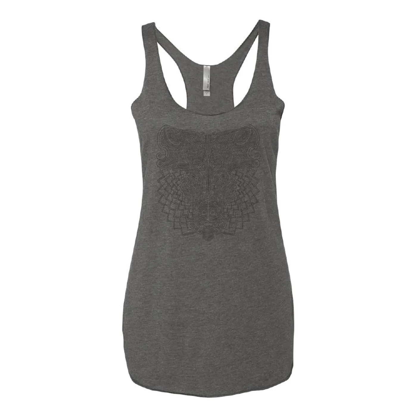 Big Story - Beast Womens Racerback Tank (Heather Grey)