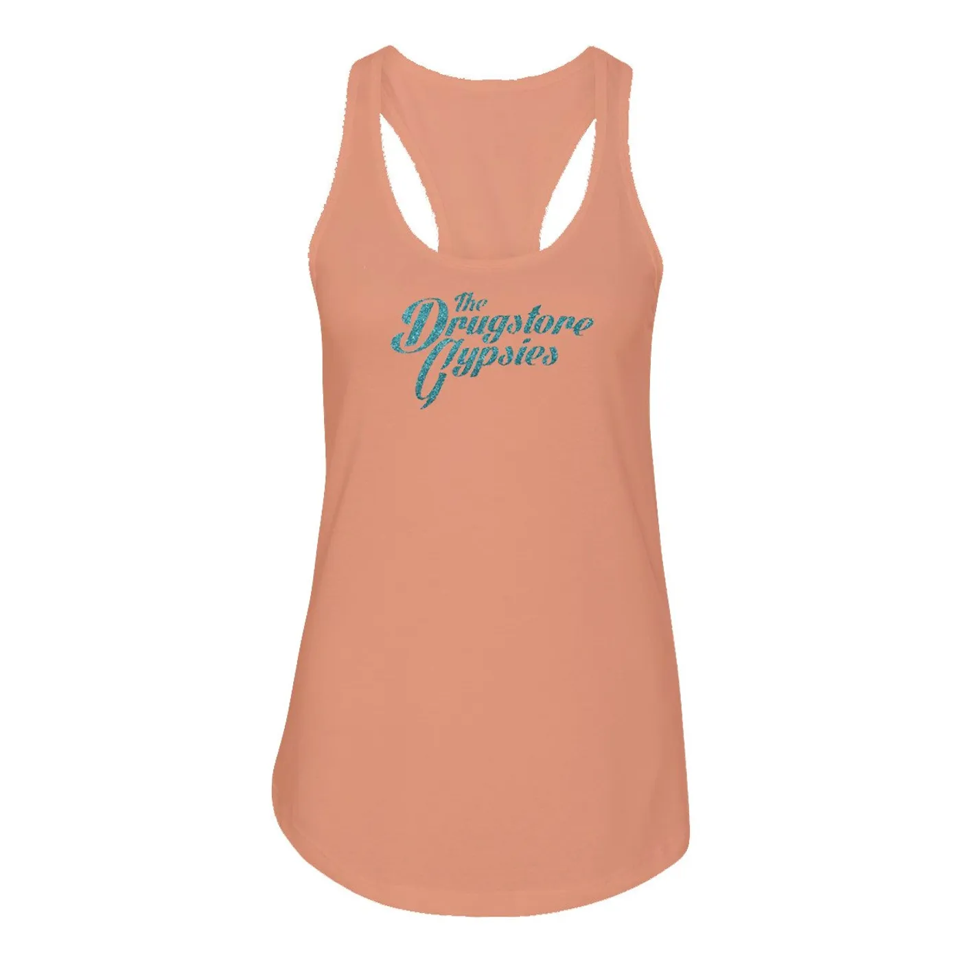 The Drugstore Gypsies - Ladies Logo Tank (Coral)