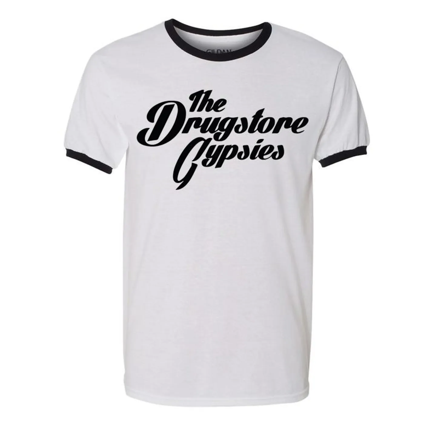 The Drugstore Gypsies - Unisex Logo Ringer Tee