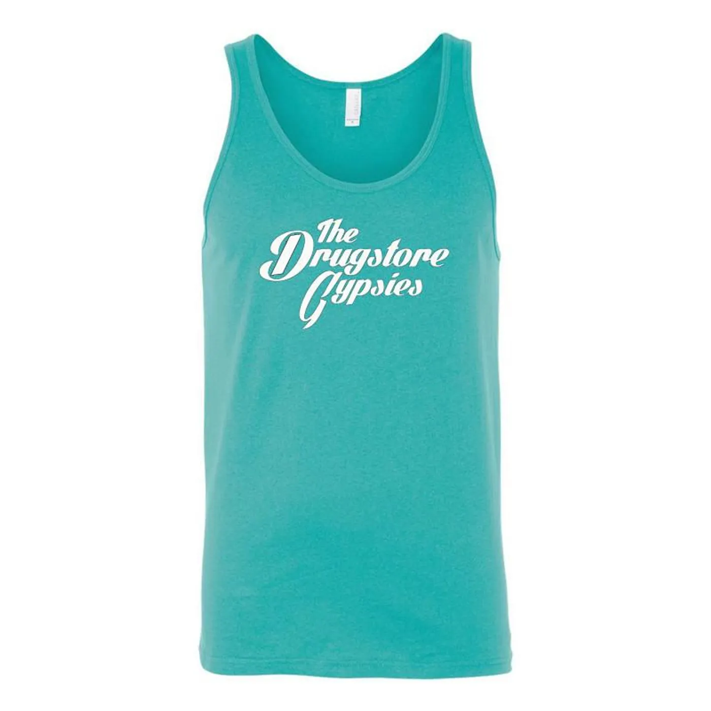 The Drugstore Gypsies - Unisex Logo Tank (Teal)