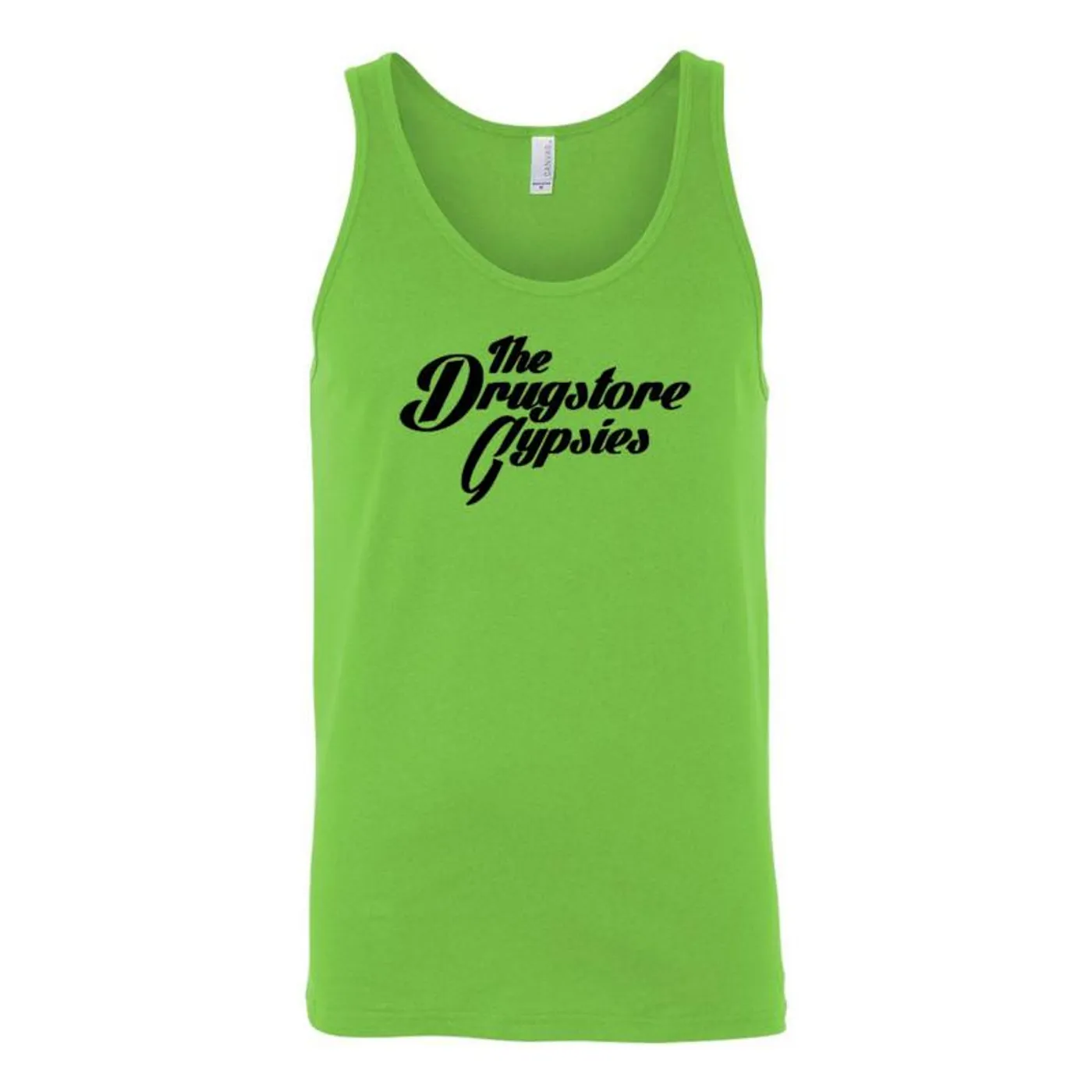 The Drugstore Gypsies - Unisex Logo Tank (Lime)