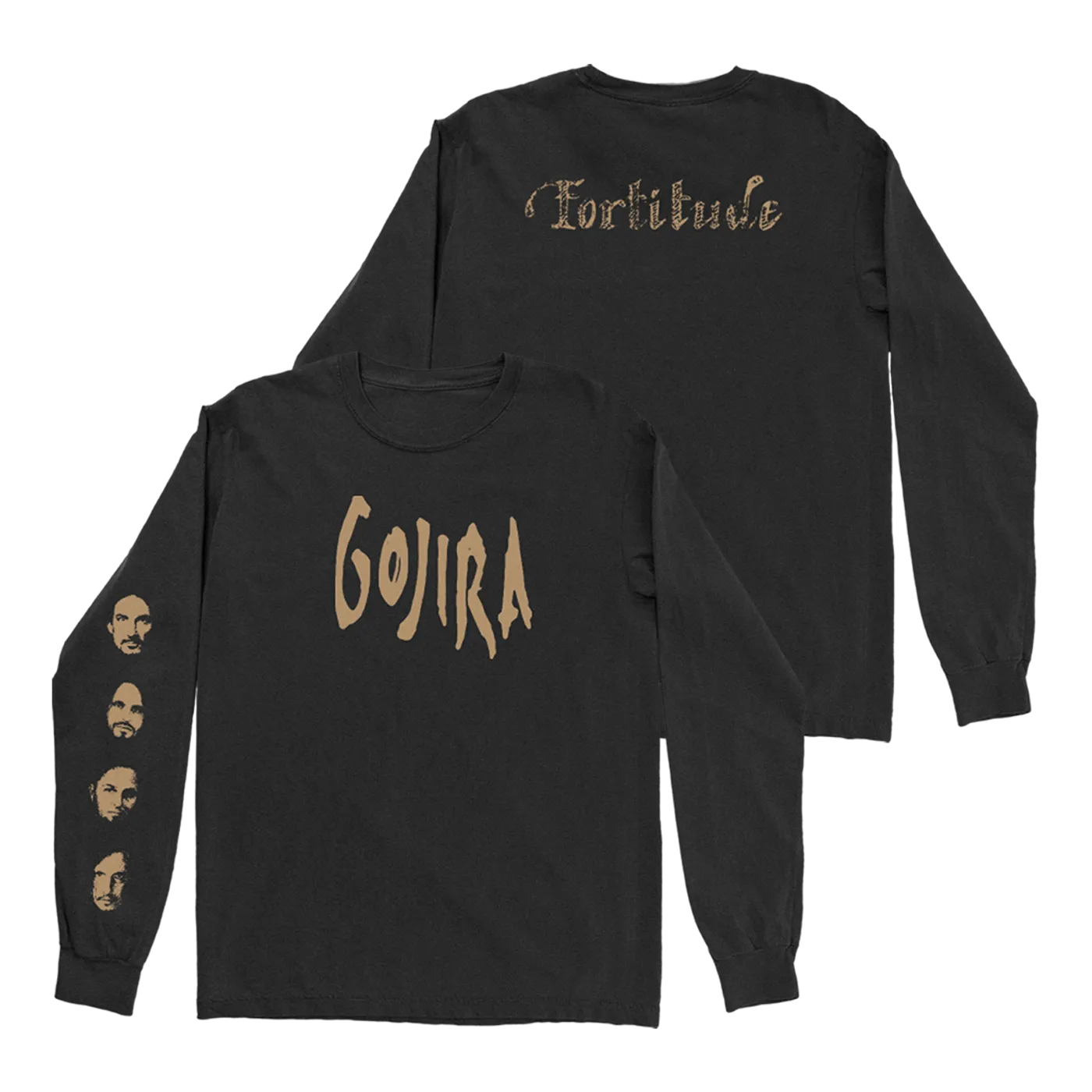Gojira Fortitude Faces Long Sleeve T-Shirt