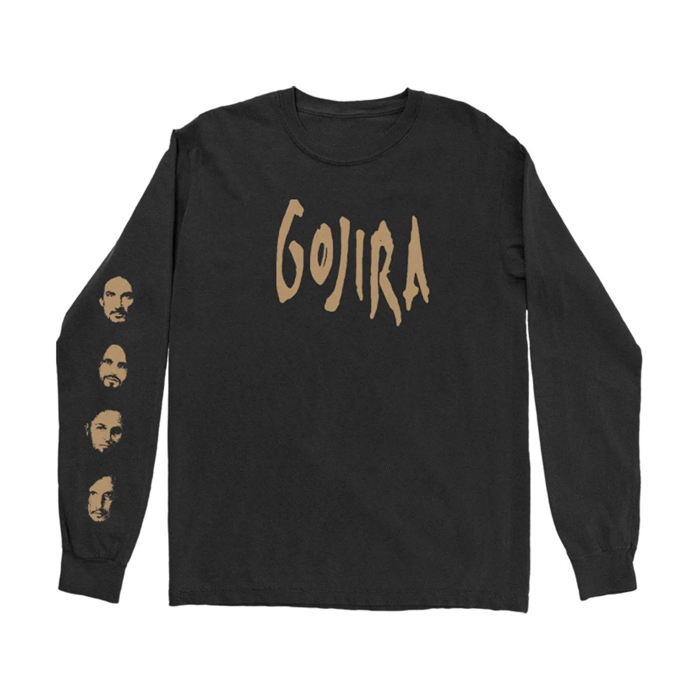 Gojira Fortitude Faces Long Sleeve T-Shirt