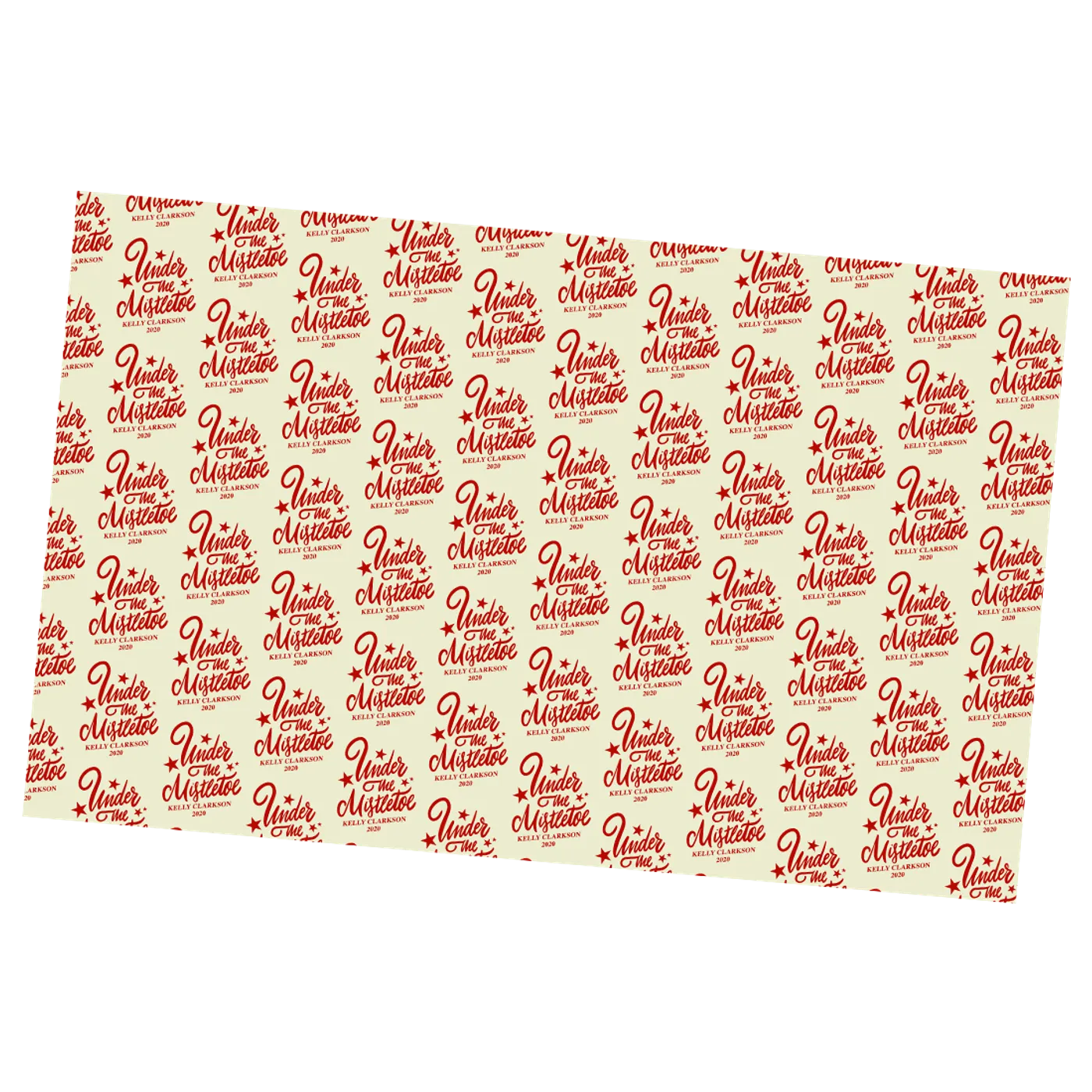 Kelly Clarkson Mistletoe Wrapping Paper