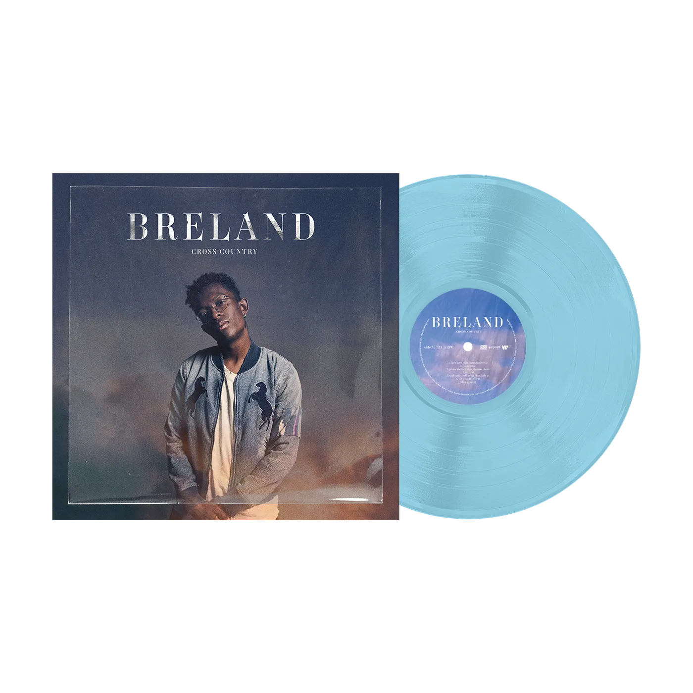 BRELAND Cross Country Baby Blue Vinyl