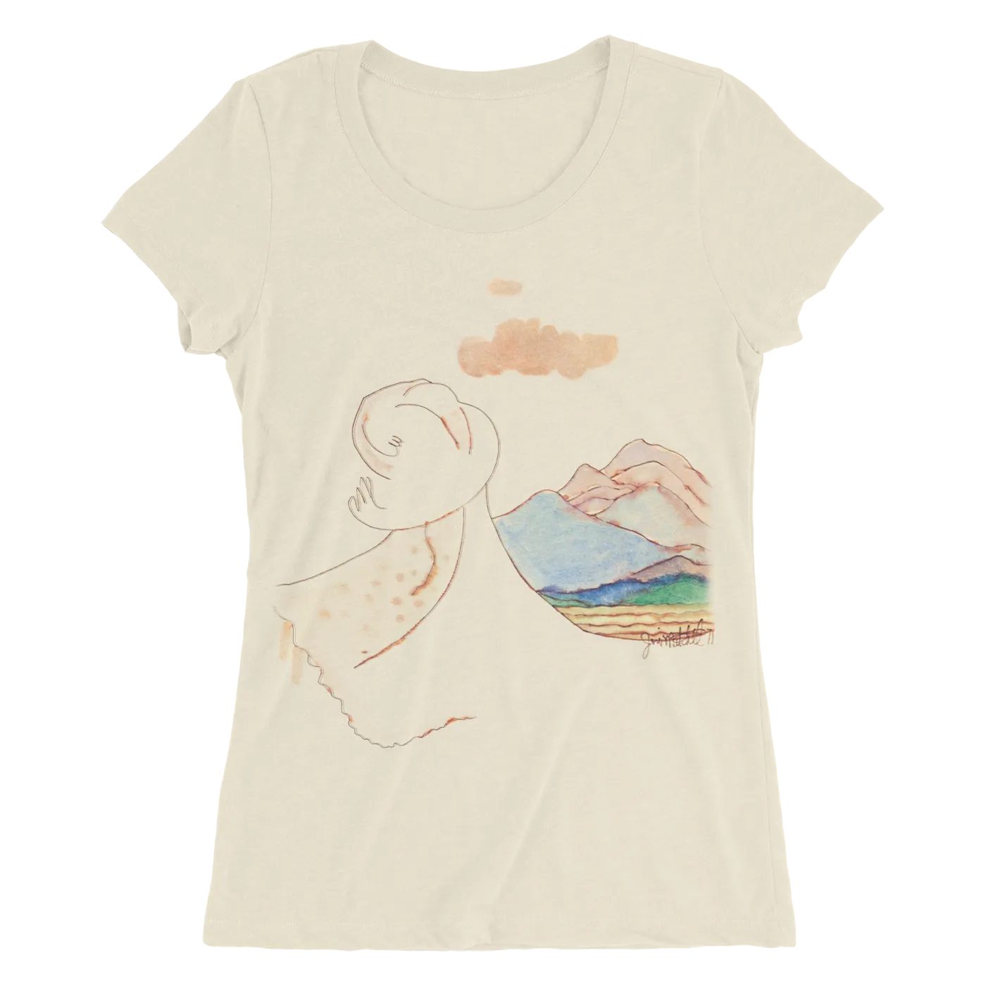 Joni Mitchell Court and Spark T-Shirt (women)